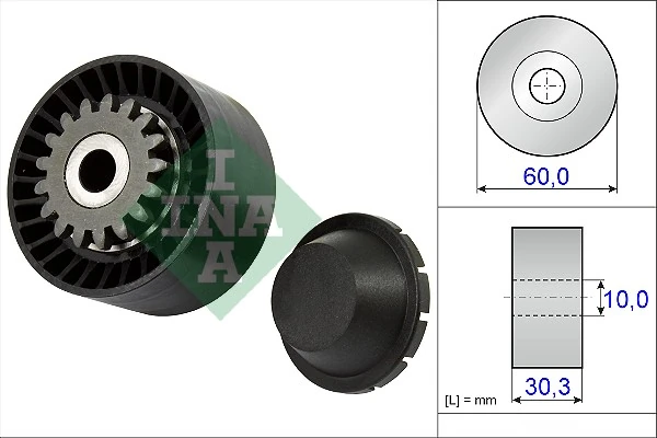Tensioner Pulley, V-ribbed belt 531 0811 10