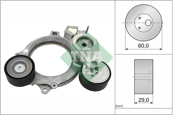Belt Tensioner, V-ribbed belt 534 0935 10