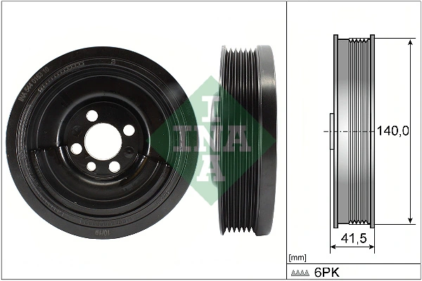 Belt Pulley, crankshaft 544 0163 10