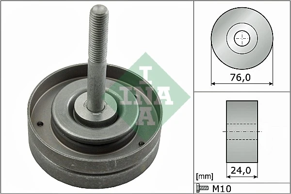 Deflection/Guide Pulley, V-ribbed belt 532 0500 10