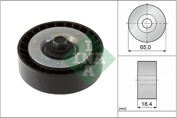 Deflection/Guide Pulley, V-ribbed belt 532 0928 10