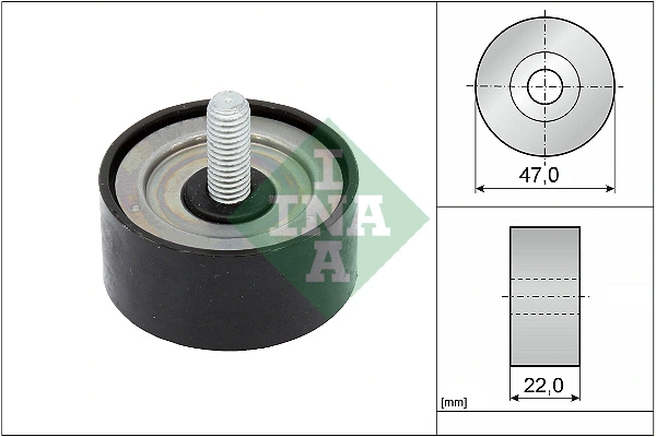 Deflection/Guide Pulley, V-ribbed belt 532 1001 10