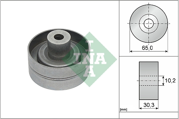 Deflection/Guide Pulley, V-ribbed belt 532 0910 10