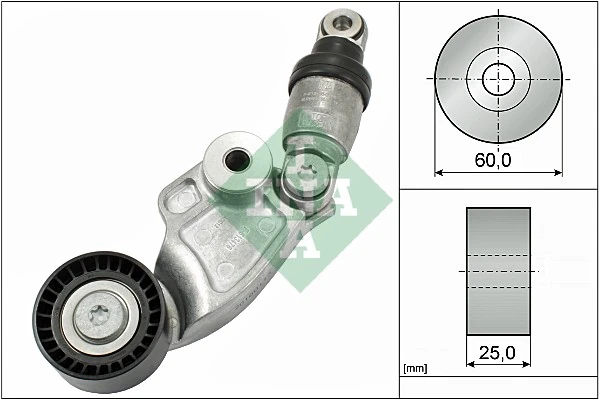 Belt Tensioner, V-ribbed belt 533 0128 10