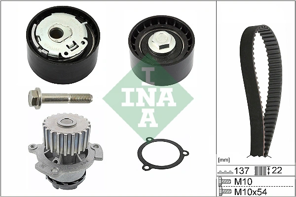 Water Pump & Timing Belt Kit 530 0536 30