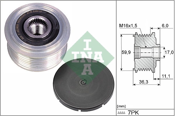 Alternator Freewheel Clutch 535 0309 10