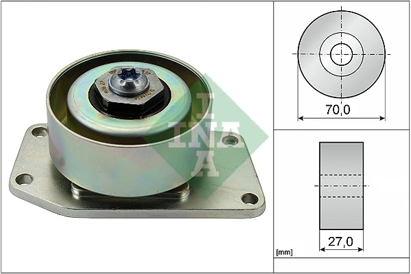 Tensioner Pulley, V-ribbed belt 531 0306 10