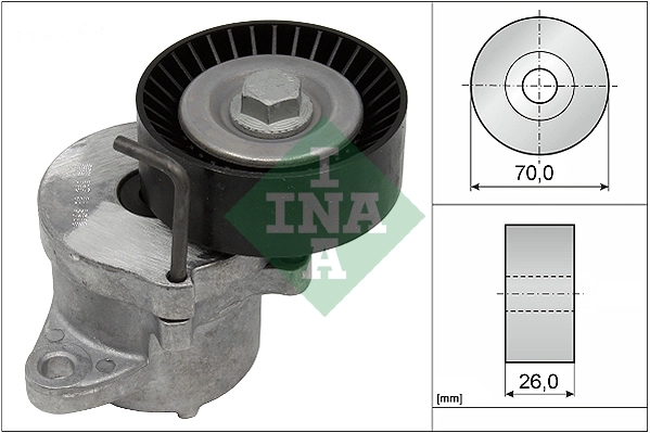 Belt Tensioner, V-ribbed belt 534 0439 10