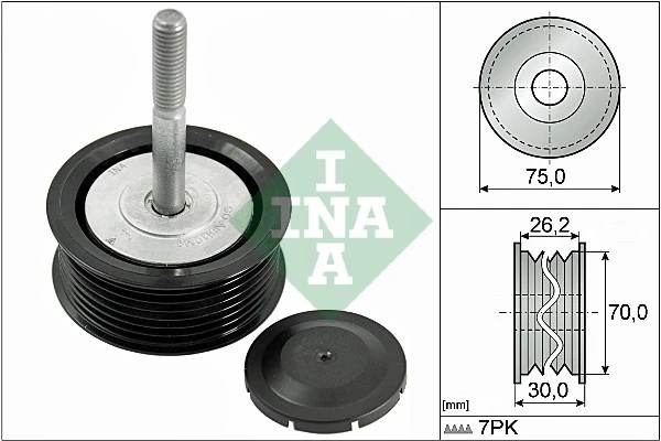 Deflection/Guide Pulley, V-ribbed belt 532 0792 10