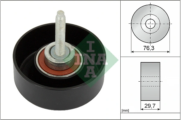 Deflection/Guide Pulley, V-ribbed belt 532 0651 10