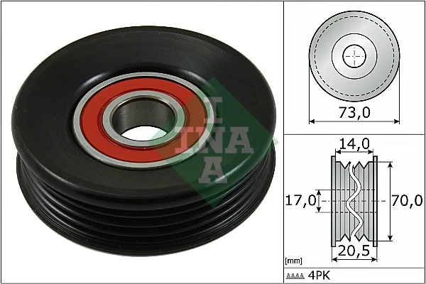 Tensioner Pulley, V-ribbed belt 531 0853 10
