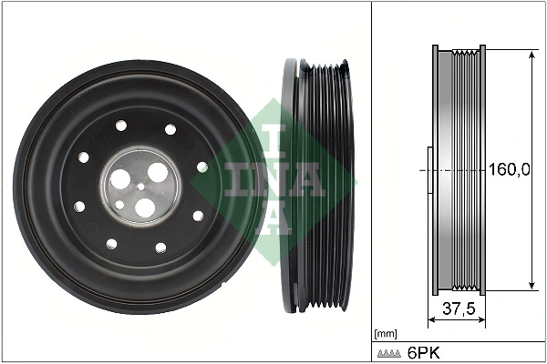 Belt Pulley, crankshaft 544 0134 10