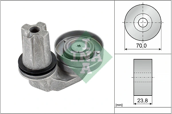Belt Tensioner, V-ribbed belt 534 0635 10