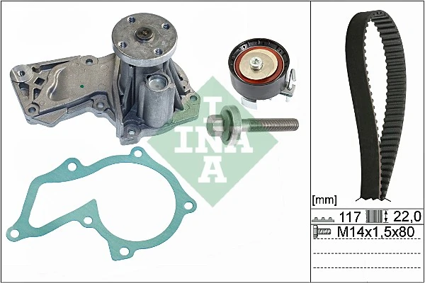 Water Pump & Timing Belt Kit 530 0605 30