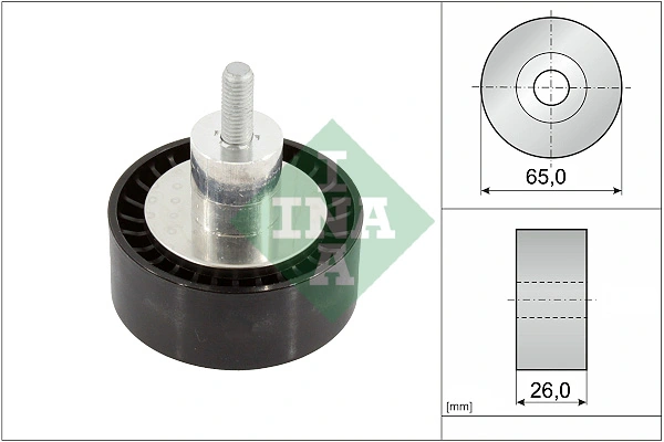 Deflection/Guide Pulley, V-ribbed belt 532 0908 10