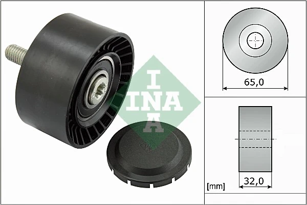 Deflection/Guide Pulley, V-ribbed belt 532 0660 10