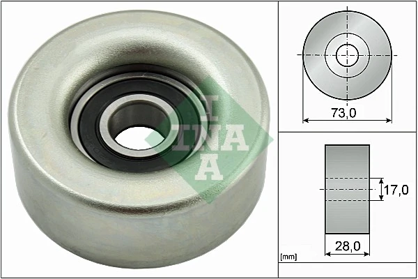 Deflection/Guide Pulley, V-ribbed belt 532 0783 10