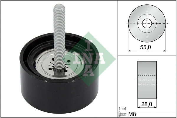 Deflection/Guide Pulley, V-ribbed belt 532 0869 10