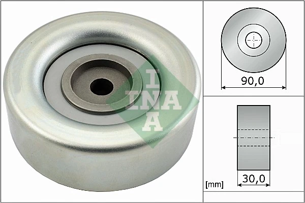 Deflection/Guide Pulley, V-ribbed belt 532 0693 10