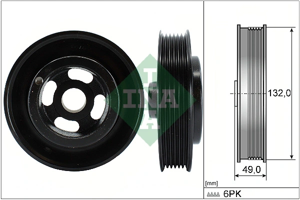 Belt Pulley, crankshaft 544 0126 10