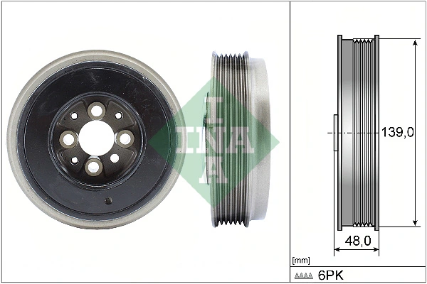 Belt Pulley, crankshaft 544 0065 10