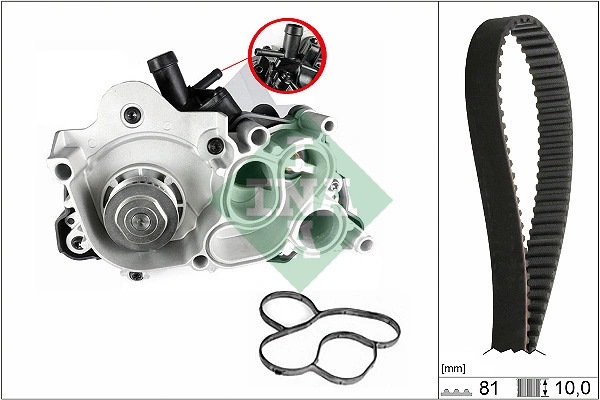 Water Pump & Timing Belt Kit 530 0743 30
