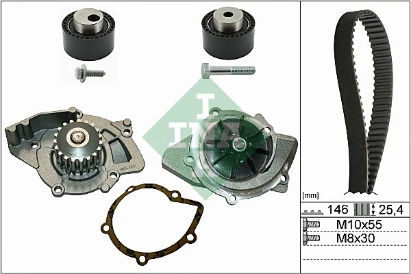 Water Pump & Timing Belt Kit 530 0234 30