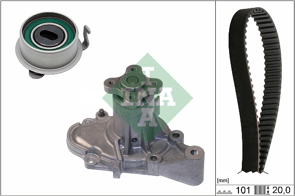 Water Pump & Timing Belt Kit 530 0355 30