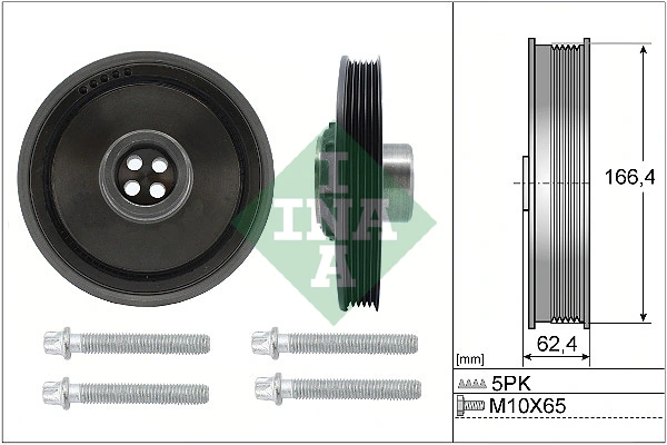 Belt Pulley Set, crankshaft 544 0171 20