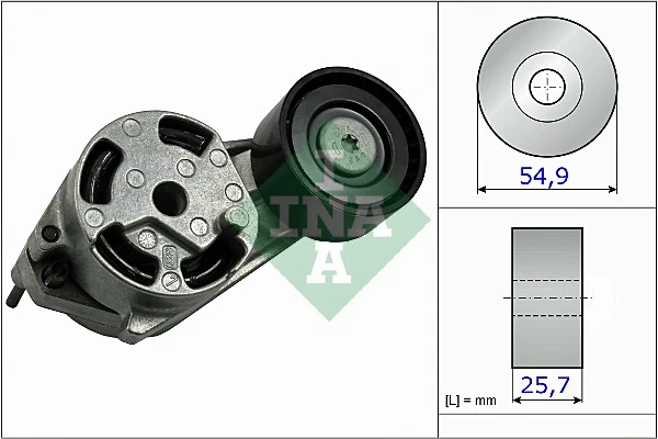 Belt Tensioner, V-ribbed belt 534 0516 10