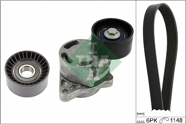 V-Ribbed Belt Set 529 0407 10