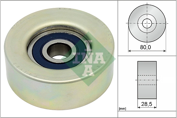 Deflection/Guide Pulley, V-ribbed belt 532 0873 20