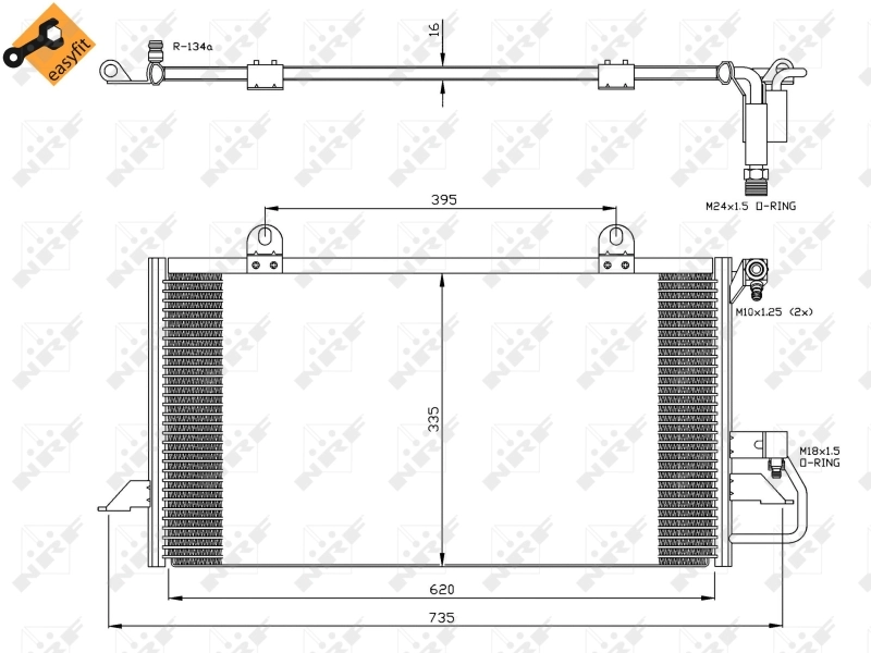 Condenser, air conditioning 35248