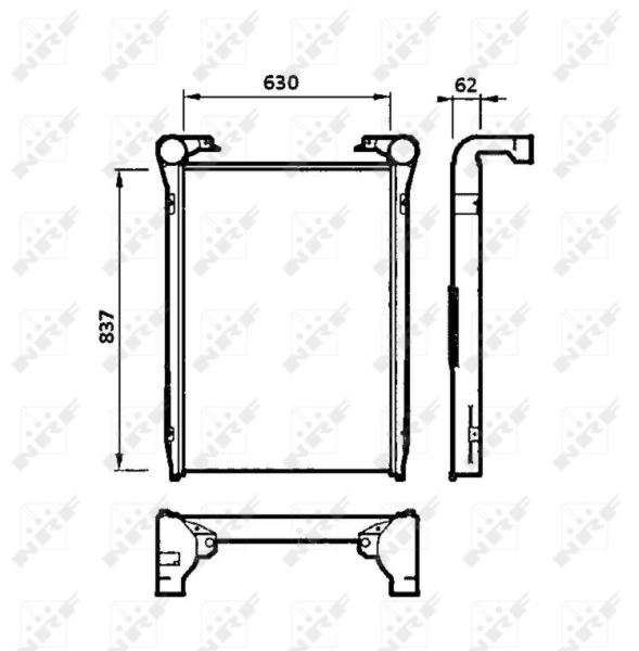 NRF 30222 Charge Air Cooler