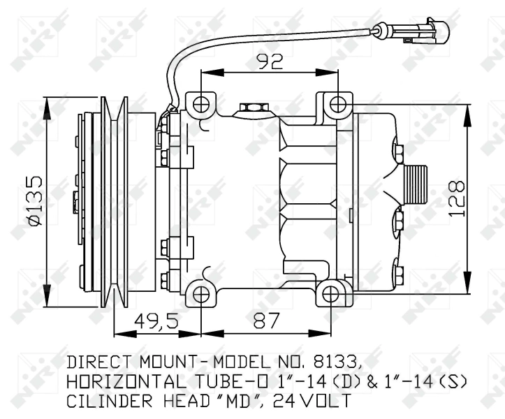 Compressor, air conditioning EASY FIT 32876