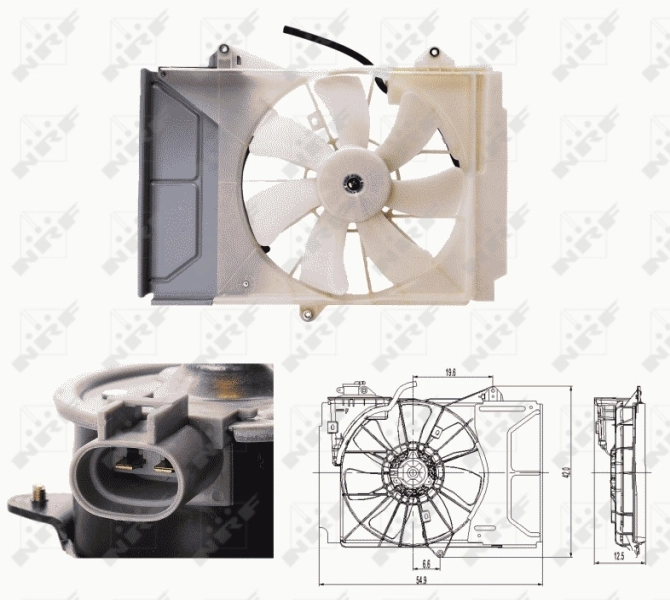 Fan, engine cooling 47697