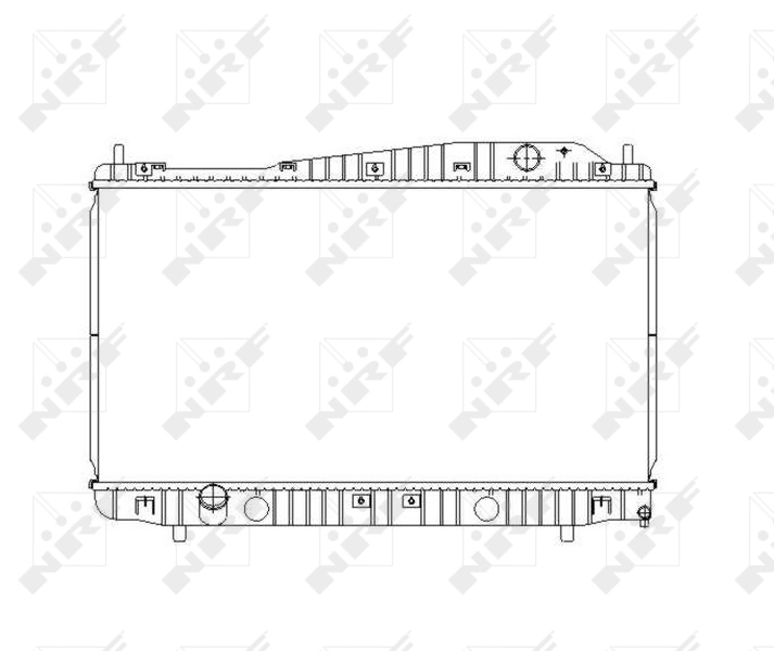 Radiator, engine cooling 53481