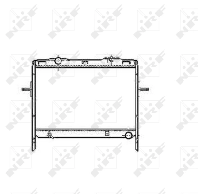 Radiator, engine cooling 53370