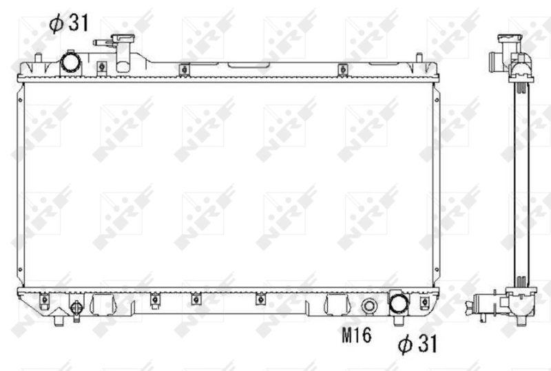 NRF 53275 Radiator, engine cooling