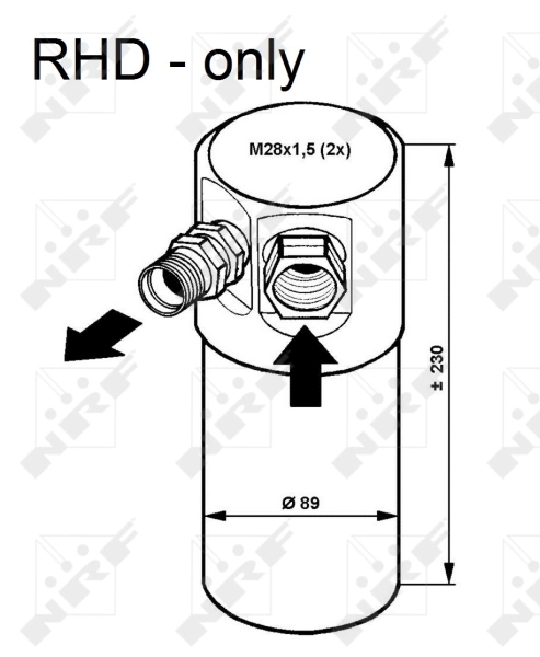 NRF 33082 Dryer, air conditioning