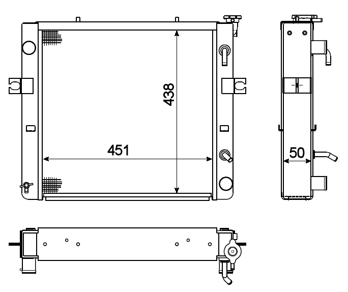NRF 52279A Radiator, engine cooling