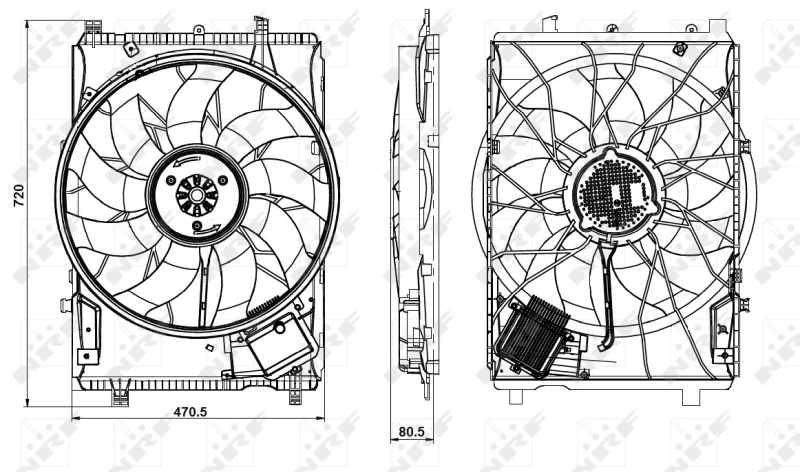 Fan, engine cooling 47853