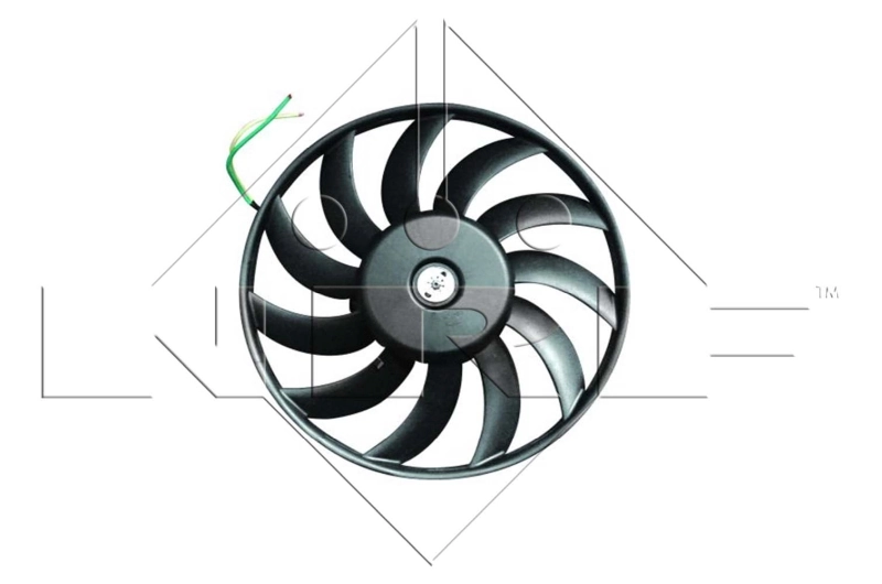 Fan, engine cooling 47422