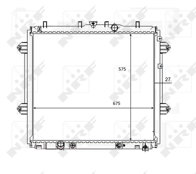NRF 59080 Radiator, engine cooling
