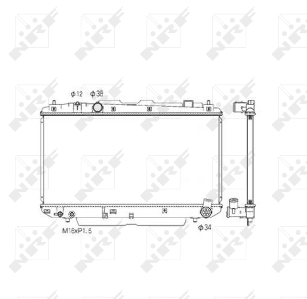 NRF 53572 Radiator, engine cooling