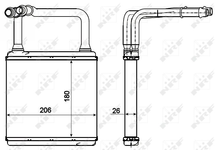 Heat Exchanger, interior heating 54273