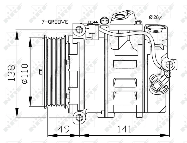 Compressor, air conditioning EASY FIT 32729