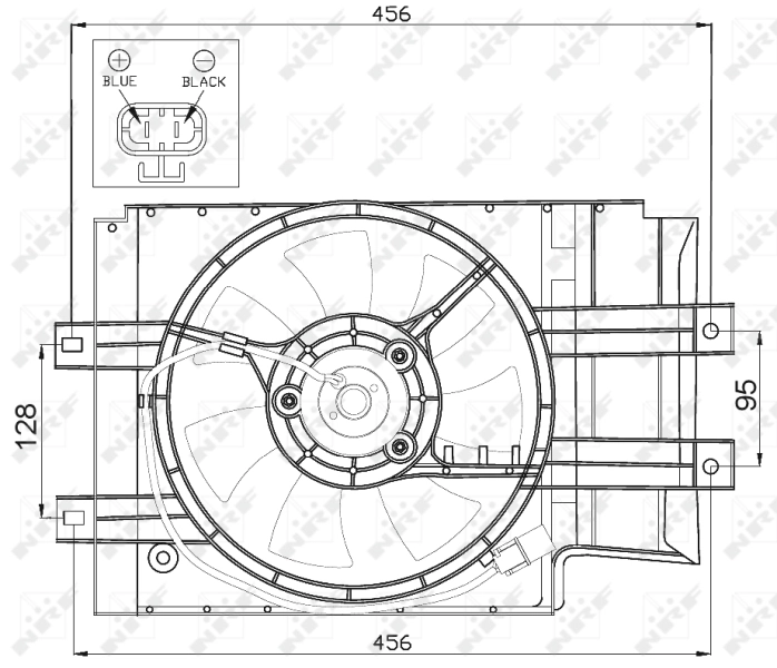 Fan, engine cooling 47472