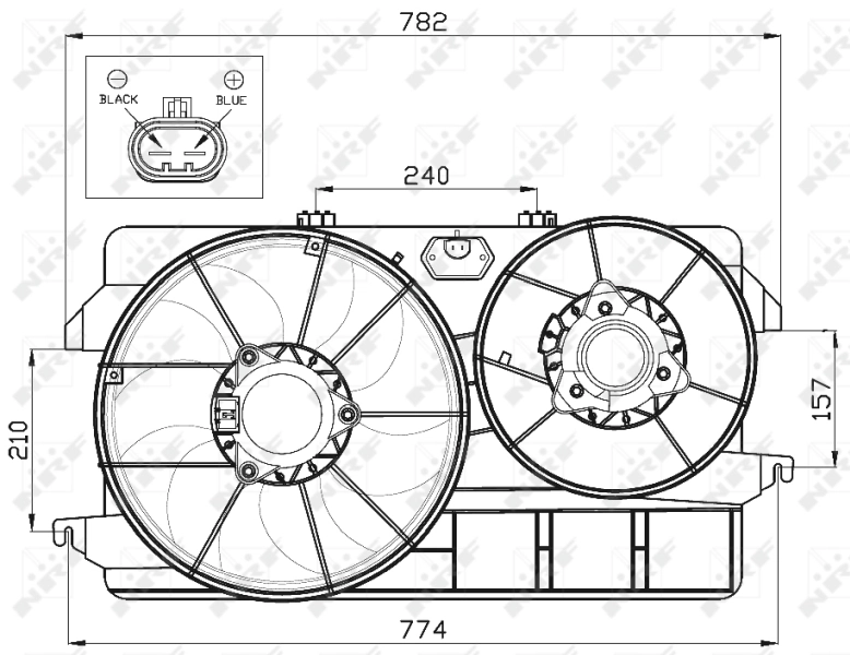 Fan, engine cooling 47452