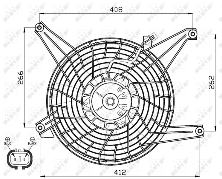 Fan, engine cooling 47468